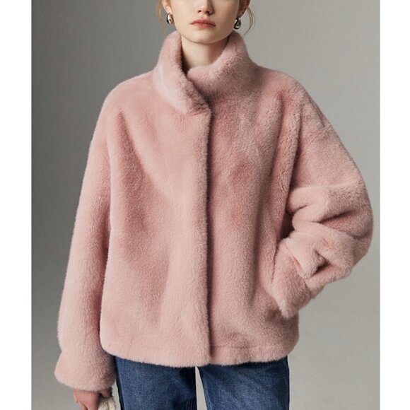 Luxury Soft Faux Fur Hidden Closure Coat - Picture 6 of 6